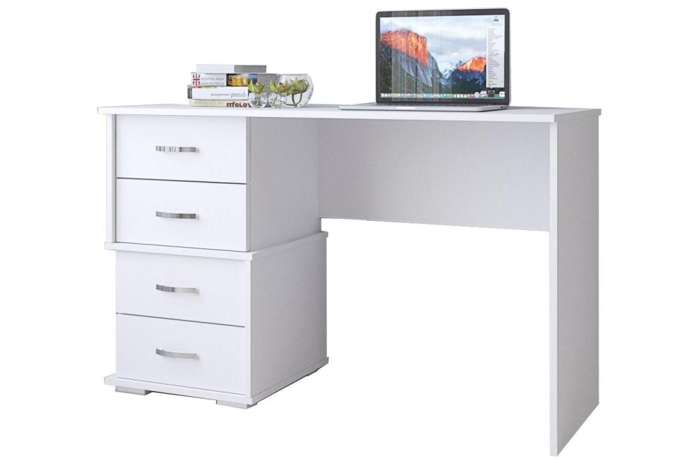 Письменный стол Сити-2 белый
