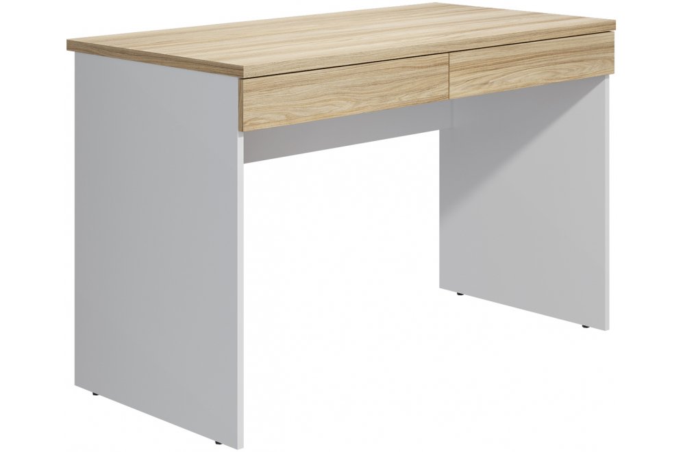 Письменный стол Скайлайт СЛ-20К блэквуд ячменный / белый / меренга