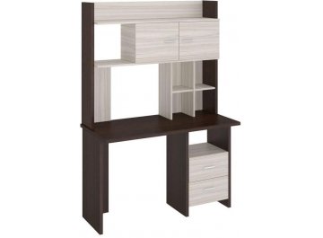 Письменный стол СКЛ-Прям120+НКЛХ-120 венге / карамель