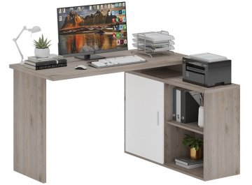 Письменный стол Беланта-ПРЯМ130+ТБЛ-2