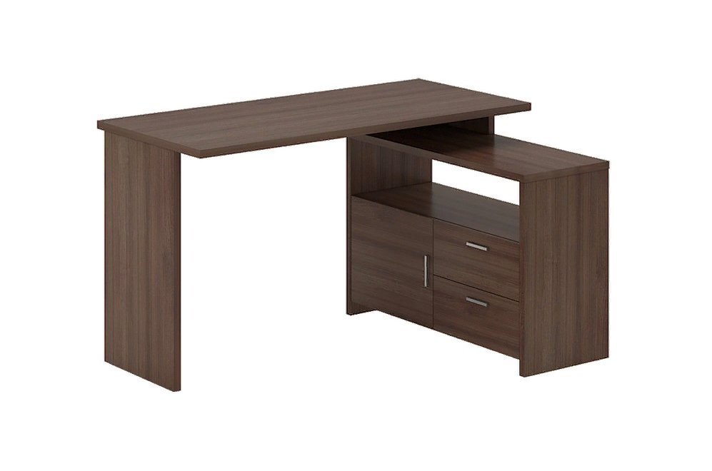 Письменный стол Беланта-ПРЯМ130+ТБЛ Ш шамони-ч