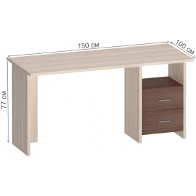Письменный стол СКЛ-Прям150