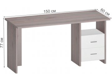 Письменный стол СКЛ-Прям150