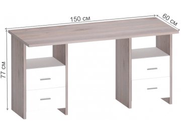 Письменный стол СКЛ-Прям150