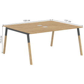 Письменный стол Skyland Forta FWST 1513