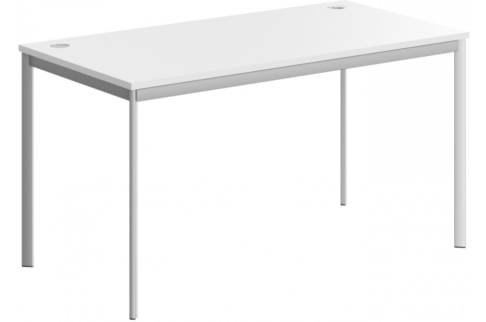 Письменный стол SkyLand IMAGO-S СП-3S 1400х720х755 белый / алюминий