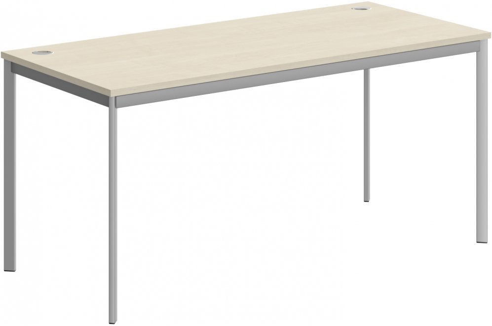 Письменный стол SkyLand IMAGO-S СП-4S 1600х720х755 клен / алюминий с кромкой