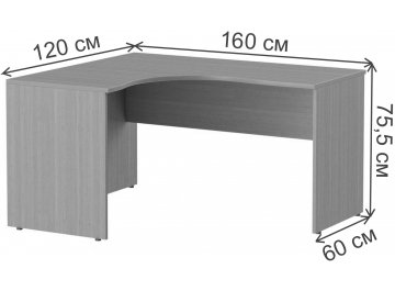Письменный стол SkyLand IMAGO СА-4Л 1600х1200(600)х755