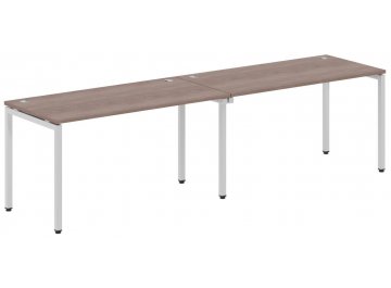 Письменный стол Skyland XTEN-S XWST 2870 2806х700х750 двухместный дуб сонома / алюминий