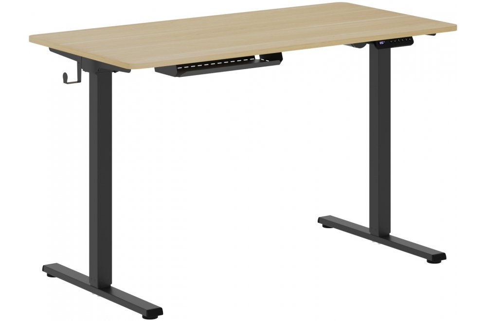 Письменный стол SkyLand XTEN-UP AT-002 1200х600х730/1210 дуб светлый / черный