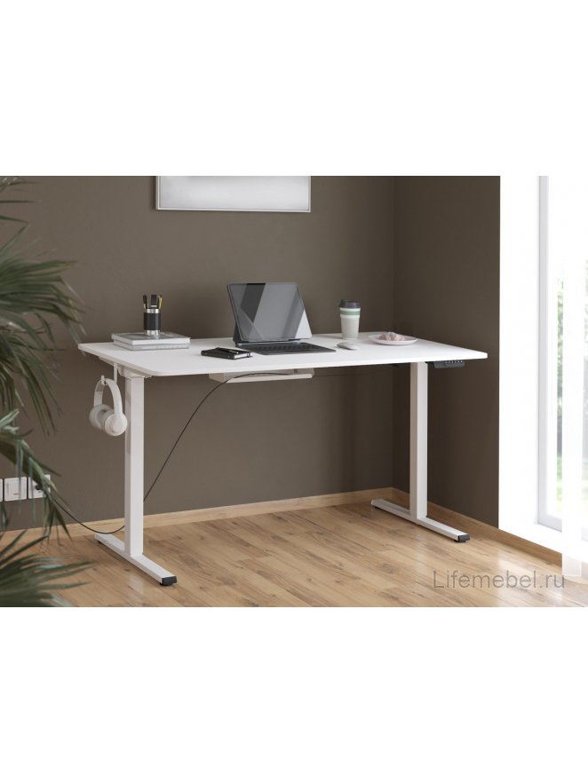 Письменный стол SkyLand XTEN-UP AT-003 1400х700х730/1210 белый / белый