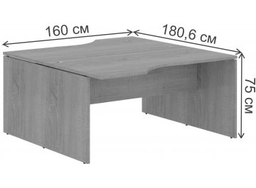 Письменный стол SkyLand XTEN X2CET 169.2 1600х1806х750 двойной