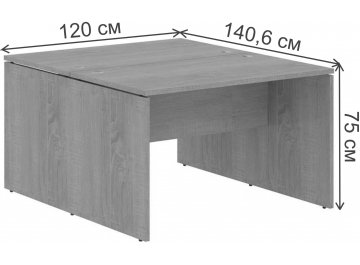 Письменный стол SkyLand XTEN X2ST 127 1200х1406х750 двойной
