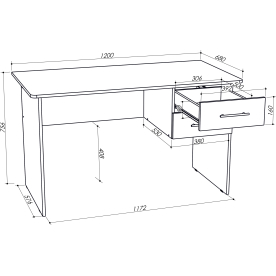Письменный стол СП2