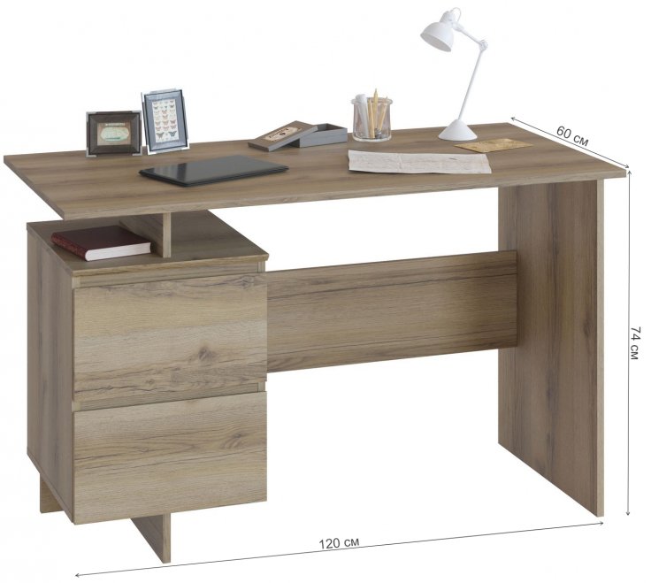 Письменный стол СПм-19 дуб делано