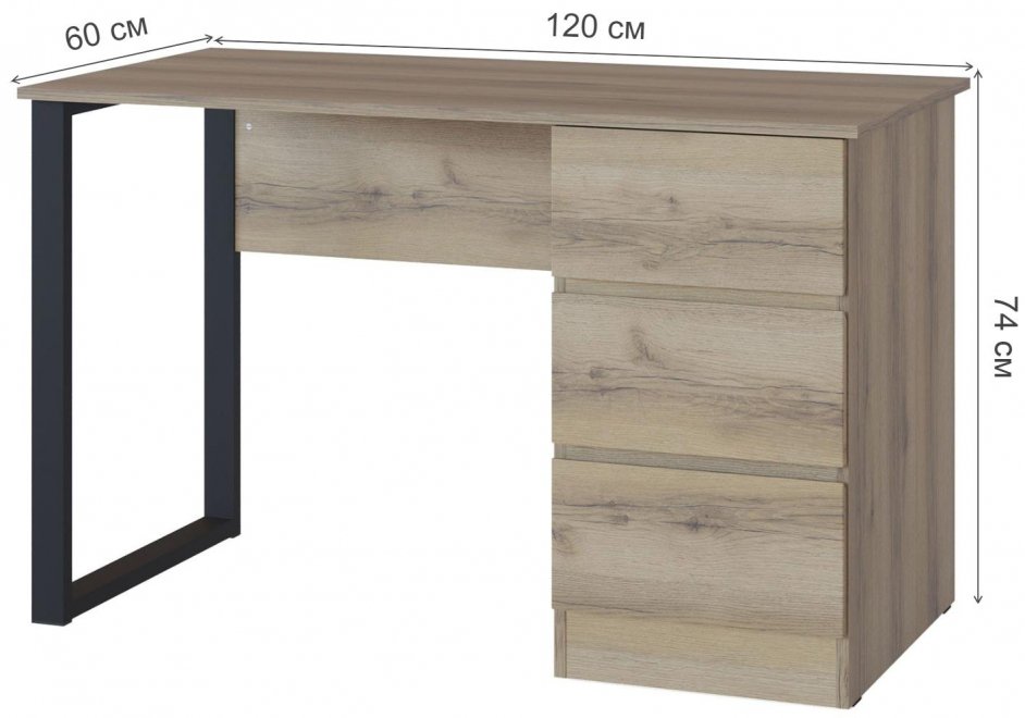 Письменный стол СПм-205 дуб делано