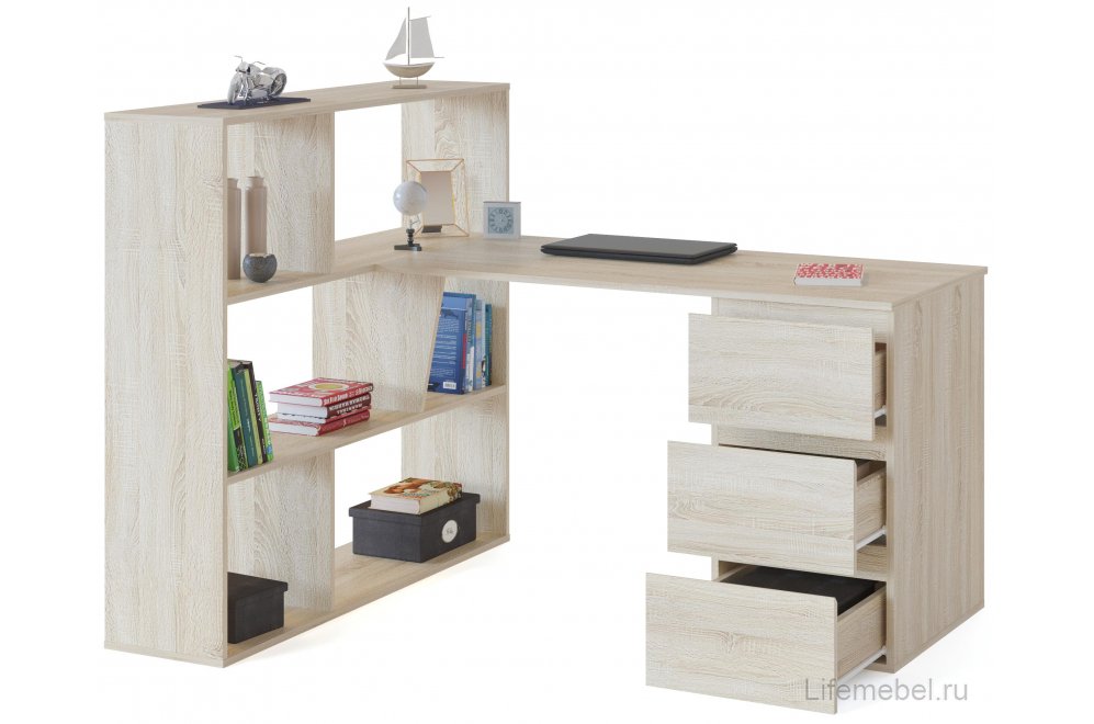 Письменный стол СПМ-20 дуб сонома