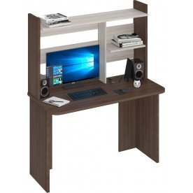 Письменный стол СКЛ-Прям120Р(без тумбы)+НКЛ-120 ШК