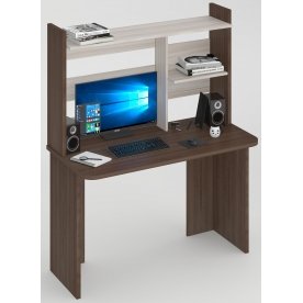 Письменный стол СКЛ-Прям120Р(без тумбы)+НКЛ-120 ШК