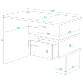 Письменный стол СД-15 C