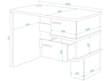Письменный стол Юранта-15 C