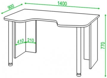 Письменный стол Беланта-Игр140 Н