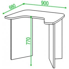 Письменный стол СКЛ-Игр90 Ш