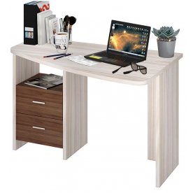 Письменный стол СКЛ-Крл 120 КШ ПРАВ