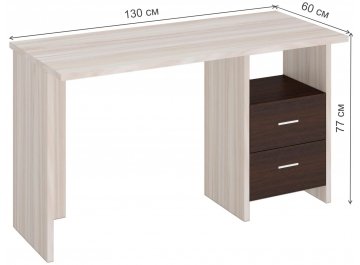 Письменный стол СКЛ-Прям130 КВ
