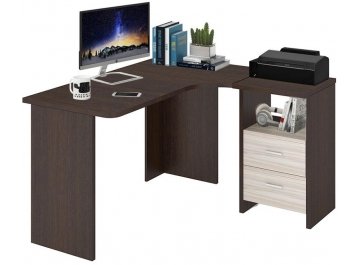 Письменный стол Беланта-Угл 130 ВК ПРАВ