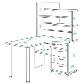 Письменный стол СР-132-130