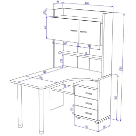 Письменный стол СР-133-130