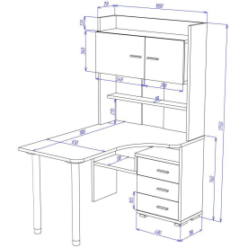 Письменный стол СР-133-130