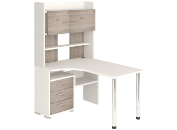 Письменный стол СР-133-140 белый / нельсон