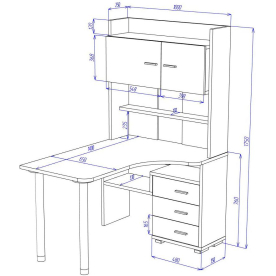 Письменный стол СР-133-140