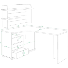 Письменный стол Жаспера-145