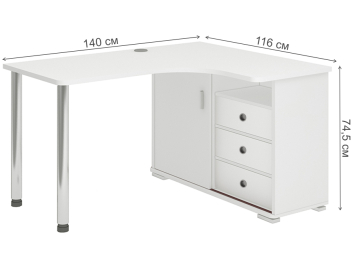 Письменный стол СР-145СМ правый