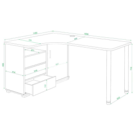 Письменный стол СР-145С