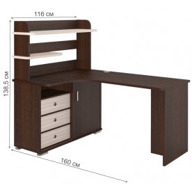 Письменный стол СР-165 ВКВ-ЛЕВ левый