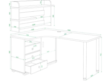 Письменный стол СР-165М