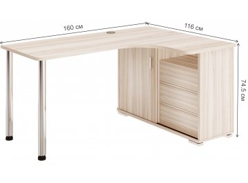 Письменный стол СР-165СМ К-ПРАВ правый