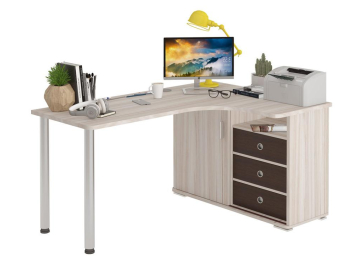 Письменный стол Жаспера-165СМ КВК правый