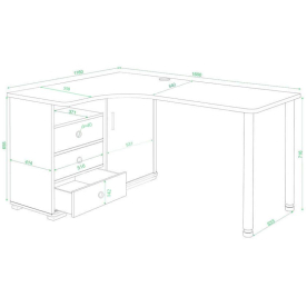Письменный стол СР-165СМ