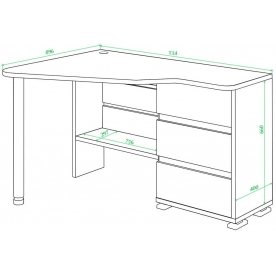 Письменный стол СР-322С БЕН-ЛЕВ