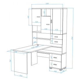 Письменный стол Жаспера-620/160