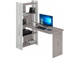 Письменный стол СТЛ-ОВ+С120РПрям без тумбы БЕН белый / нельсон