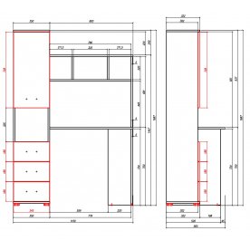 Письменный стол Вента-6 левый
