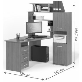 Письменный стол Вента-7 правый