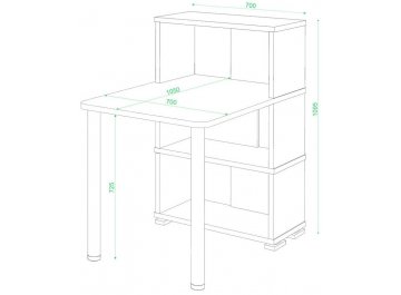 Письменный стол Эланта-10М / 3 В