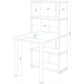 Письменный стол СБ-10М / 4 К